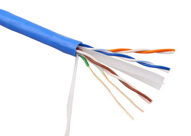 Kabel 100 Foot FTP Cat6A Warna Biru Untuk Komunikasi Digital 30 Voltage