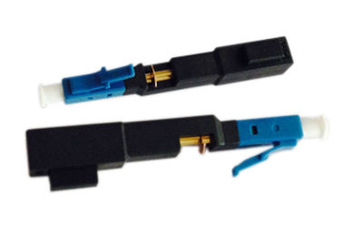 Koneksi Cepat Konektor Serat Optik LC / UPC Mode Tunggal Warna Biru