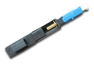 Koneksi Cepat Konektor Serat Optik LC / UPC Mode Tunggal Warna Biru