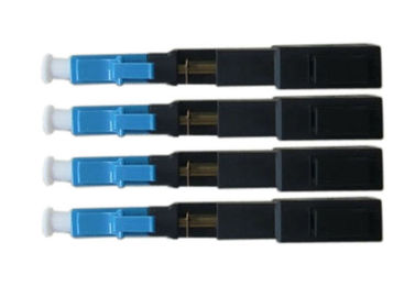 Koneksi Cepat Konektor Serat Optik LC / UPC Mode Tunggal Warna Biru