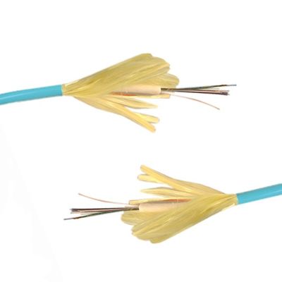 Pvc LSZH Om3 FTTX 3.0mm Lc / Upc Jumper Fiber Patch Cord
